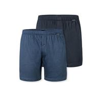 Schiesser Herren Boxershorts Jerseyboxer 2er-Pack Baumwolle Jersey weich Sortiert 4_182427, 9