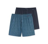 Schiesser Herren 2 Pack Boxershorts Baumwolle Jersey weich Multipack - Jerseyboxer, Sortiert 9_182427, 10