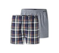Schiesser Herren 2 Pack Boxershorts Baumwolle Web Multipack - Webboxer, Sortiert 4_183215, 10