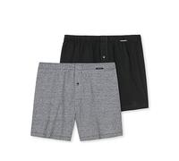 Schiesser Herren 2 Pack Boxershorts Baumwolle Web Multipack - Webboxer