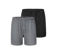 Schiesser Herren 2 Pack Boxershorts Baumwolle Web Multipack - Webboxer