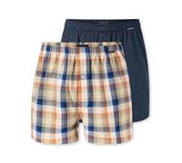 Boxershorts 2er-Pack Webware mehrfarbig gemustert - Boxershorts Multipack 9