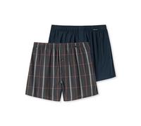 Schiesser Herren 2 Pack Boxershorts Baumwolle Web Multipack - Webboxer, Sortiert 11_180202, 4/ S