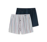 Schiesser Herren 2 Pack Boxershorts Baumwolle Web Multipack - Webboxer, Sortiert 12_180202, 10/ 4XL