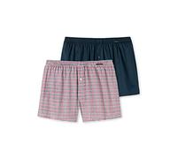 Schiesser Herren 2 Pack Boxershorts Baumwolle Web Multipack - Webboxer, Sortiert 3_179911, 10/ 4XL
