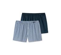 Schiesser Herren 2 Pack Boxershorts Baumwolle Web Multipack - Webboxer, Sortiert 4_179911, 10/ 4XL