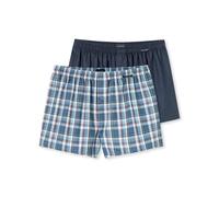Schiesser Herren 2 Pack Boxershorts Baumwolle Web Multipack - Webboxer, Sortiert 7_182428, 10