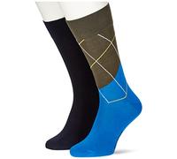Schiesser Herren 2 Pack Herrensocken Klassische Socken, Mehrfarbig 1, 43/46