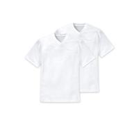 Schiesser Herren 2 Pack Shirt V-ausschnitt - American Unterhemd, Weiss_008151, S EU