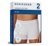 Schiesser 2P Cotton Flex Trunks Weiß Baumwolle Large Herren
