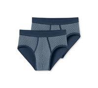 Sportslips 2er-Pack Feinripp Eingriff indigo gemustert - Original Classics 9