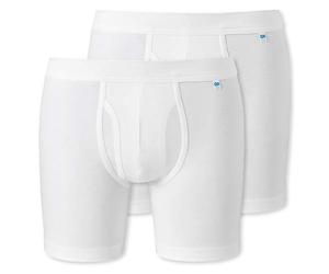 Schiesser - Herren 2er Spar-Pack Long Life Cotton - Cyclist Shorts Pants mit Eingriff - Baumwolle