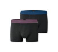 Schiesser Long-Shorts 2er-Pack Bio-Baumwolle – Webgummibund, mehrfarbig, 95/5 – Gr. 6