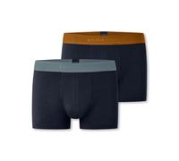 Schiesser Boxershorts mit elastischem Logo-Bund im 2er-Pack in Marine, Größe XL