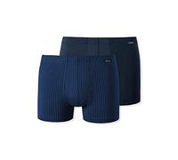 Schiesser Herren 2PACK Shorts Retroshorts, blau Mehrfarbig, 4