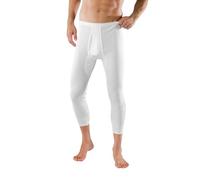 SCHIESSER Original Classics Doppelripp 3/4 Hose Uni weiß 005049/100 XXXL
