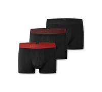 Boxershorts SCHIESSER "95/5 Multipacks", Herren, Gr. 6, sortiert 13, Single Jersey, Obermaterial: 95% Baumwolle, 5% Elasthan, figurbetont, Unterhosen, mit farblich abgesetztem, sportlichem Logo-Webgum