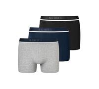 Schiesser 3er Pack - 95/5 - Organic Baumwolle Shorts / Pants Sportlicher Logo-Webgummibund, Bequeme Beinausschnitte und ohne störende Nähte, Elastische Single-Jersey-Qualität