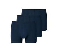 Schiesser Unterwäsche Boxershorts 95/5 Organic Cotton dunkelblau Herren - 3 Stück, Größe 4