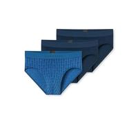 Rioslip SCHIESSER "95/5 Multipacks", Herren, Gr. 6, sortiert 12, Single Jersey, Obermaterial: 95% Baumwolle, 5% Elasthan, körpernah, Unterhosen, ohne Eingriff, softer Logo-Webgummibund (67220067-6) so
