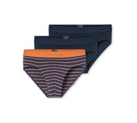 Schiesser Single-Jersey Herren-Slip im 3er-Pack 8 marine