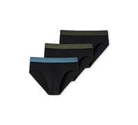 Schiesser Herren 3 PACK Slips Bio Baumwolle Multipack - 95/5 Organic, sortiert 3_180193, 4