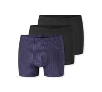 Schiesser Boxershorts 95/5 Essentials – 95% Baumwolle/5% Elasthan – Herren Gr.10 Schwarz – 3er Pack