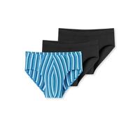 Schiesser Herren 3 Pack Unterwäsche Slips mit weichem Bund Bio Baumwolle Multipack - 95/5 Organic, Sortiert 10_180841, 7