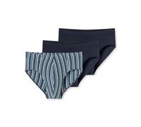 Schiesser Herren 3 Pack Unterwäsche Slips mit weichem Bund Bio Baumwolle Multipack - 95/5 Organic, Sortiert 8_180841, 8