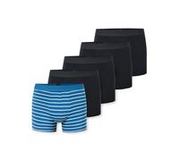 Boxershorts SCHIESSER "95/5 Multipacks", Herren, Gr. 4, sortiert 9, Single Jersey, Obermaterial: 95% Baumwolle, 5% Elasthan, körpernah, Unterhosen, ohne Eingriff, angenehm weich (43408261-4) sortiert