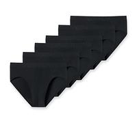 Schiesser Herren 95/5 Organic 3-Pack Supermini Briefs Slip, 6 x Schwarz, M