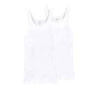 Schiesser Tanktop aus Baumwolle im 2er-Pack in Weiß, Größe XXL, Artikelnr. 4022268XXL Weiß XXL Herren