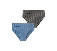 Schiesser Herren Badehose Ocean Swim 2-Pack blau,schwarz - Größe 7