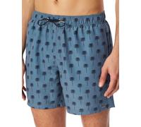 Schiesser Badeshorts Ocean Swim für Herren Blau Relaxed Fit Label-Applikation 2XL