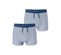Schiesser Herren Boxer-Badehose Ocean Swim 2-Pack blau - Größe 6