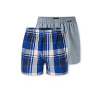 Schiesser Herren 2 Pack Boxershorts Baumwolle Jersey weich Multipack - Jerseyboxer
