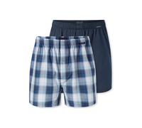 SCHIESSER Boxershorts aus Baumwolle im 2er-Pack in Marine, Größe XL