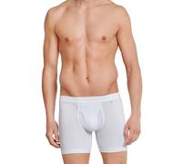 Schiesser Herren Shorts Cyclist mit Eingriff Long Life Cotton - 172472, Größe Herren:4, Farbe:weiss