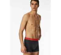 Schiesser Boxershorts 95/5 Multipacks Herren Single Jersey 95% Baumwolle 5% Elasthan, Gr. 8, Schwarz