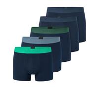 Boxershorts SCHIESSER "95/5 Multipacks", Herren, Gr. 8, grau (929, sonstige), Single Jersey, Obermaterial: 95% Baumwolle, 5% Elasthan, körpernah, Unterhosen, ohne Eingriff, angenehm weich (84149855-8)