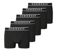 Schiesser Herren 5 Pack Bio Baumwolle Multipack-95/5 Organic Boxershorts, schwarz_183213, 9 (5er Pack)