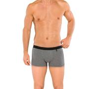 Schiesser Herren Boxershorts Shorts, 2er Pack, Gr. XX, Grau (202-grau-mel.)
