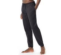 Schiesser Herren Hose lang Bündchen Pyjamaunterteil, Dunkelbraun, 50