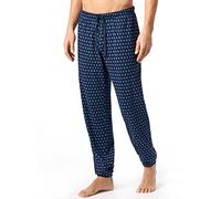Schiesser Herren Hose lang Bündchen Pyjamaunterteil, royal, 56