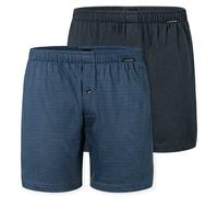 Schiesser Boxershorts Herren 2er Pack Jersey Baumwolle weich Sortiert 4_182427, 7
