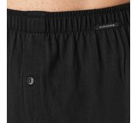 SCHIESSER Herren Jersey-Boxershorts, 4er Pack - 4Pack Boxershorts, Baumwolle, einfarbig Schwarz L