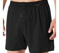 Boxershorts SCHIESSER "Boxershort 4er Pack", Herren, Gr. M, schwarz, Obermaterial: 100% Baumwolle CO., Unterhosen (39465635-M) schwarz