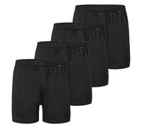 Boxershorts SCHIESSER "Boxershort 4er Pack", Herren, Gr. 3XL, schwarz, Obermaterial: 100% Baumwolle CO., Unterhosen (39465635-XXXL) schwarz