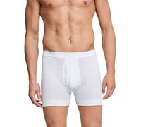 SCHIESSER Original Classics Doppelripp Hose kurz Uni weiß 005048/100 XXL