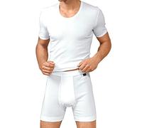 Schiesser Herren Long Retroshorts - Essentials weiss Gr. 8
